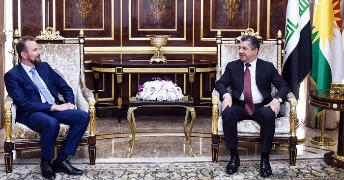 Prime Minister Barzani receives EU Ambassador to Iraq