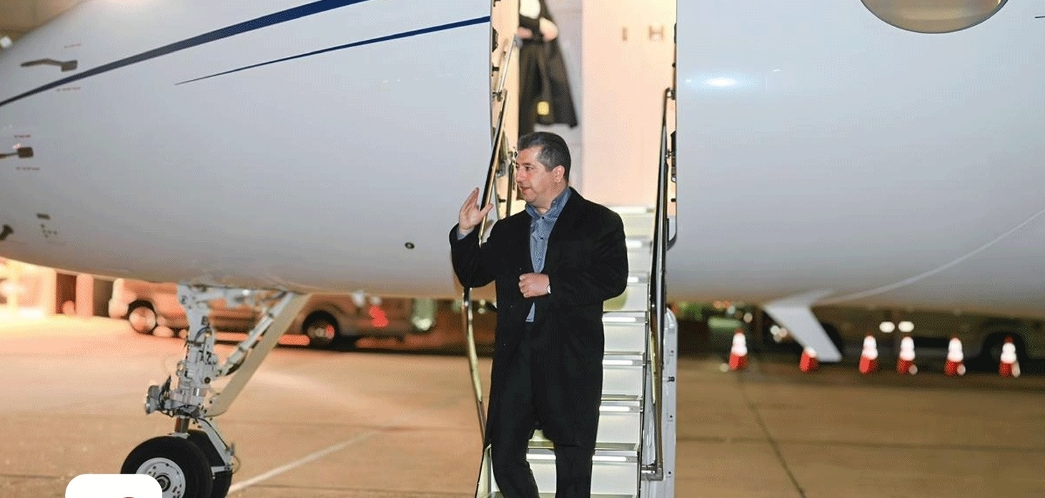 رئيس حكومة إقليم كوردستان يصل واشنطن بدعوة رسمية