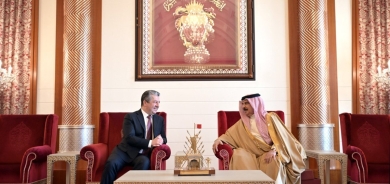 Kurdistan PM Masrour Barzani Meets King of Bahrain to Boost Bilateral Ties