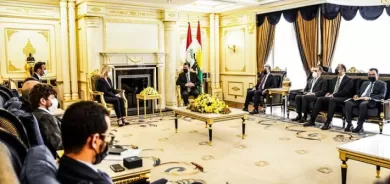 مسرور بارزاني ووفد فرنسي يبحثان تطورات الوضعين العراقي والإقليمي وتعزيز العلاقات الثنائية