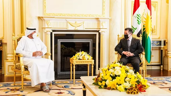 PM Barzani Receives Secretary General of the UAE Red Crescent