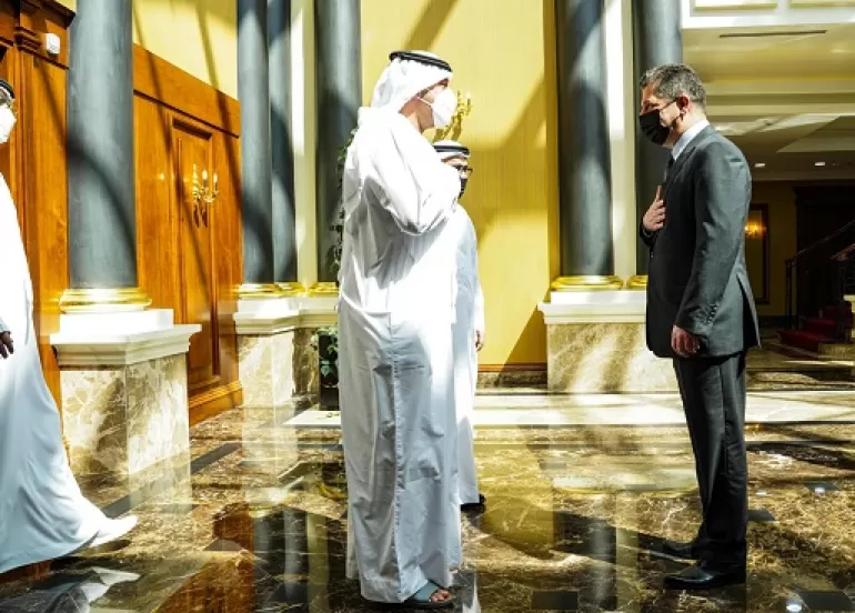 PM Barzani Receives Secretary General of the UAE Red Crescent