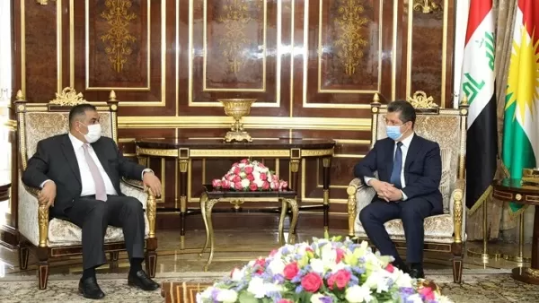 PM Barzani receives the Governor of the Central Bank of Iraq