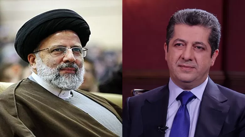 رئيس حكومة اقليم كوردستان يهنئ الرئيس الإيراني المنتخب