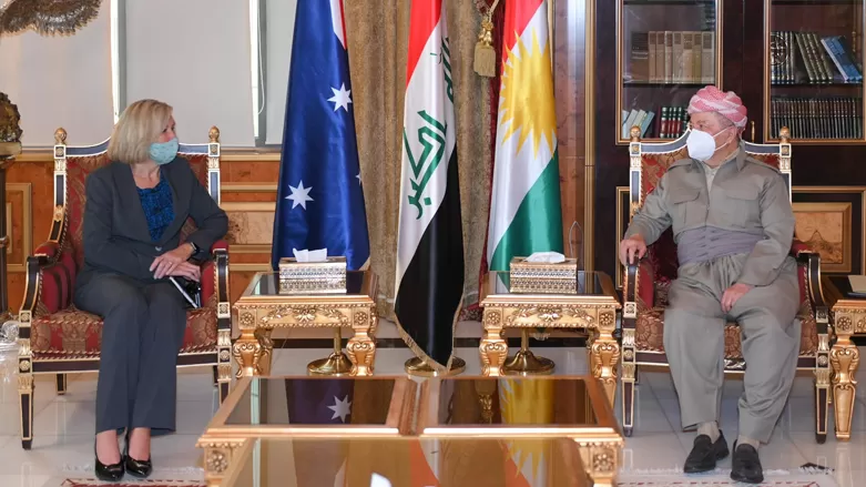 الرئيس بارزاني يشكر أستراليا على مساعدة العراق في الحرب ضد الإرهاب
