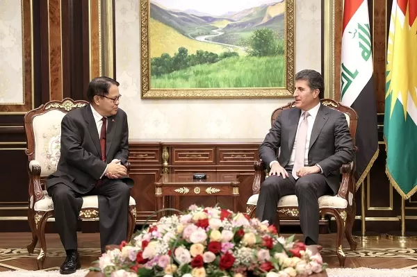 Kurdistan Region President receives Philippines Ambassador