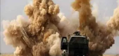 explosive device explodes in convoy of International Coalition in Anbar