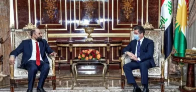 مسرور بارزاني ورئيس ‹السلام والحرية› يدعوان إلى حل عادل للأزمة السورية