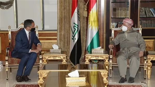 President Barzani receives new US Consul in Erbil