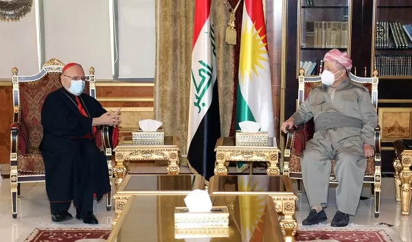 President Barzani receives patriarch of Chaldean Church in Iraq and world