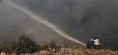 تجدد الحرائق ليلا شمالي لبنان.. والجيش يرسل طوافتي إطفاء