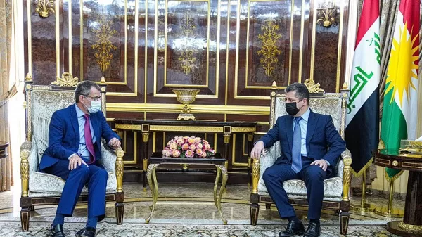 PM Barzani receives Ambassador of European Union to Iraq