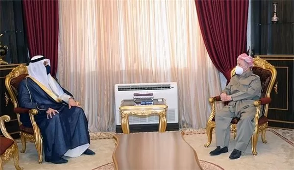 President Masoud Barzani receives Abdullah Hamidi Ajil Yawar