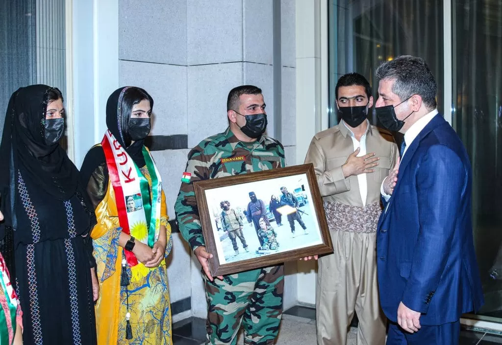رئيس حكومة إقليم كوردستان يستقبل عائلة الشهيد هوجام سورجي