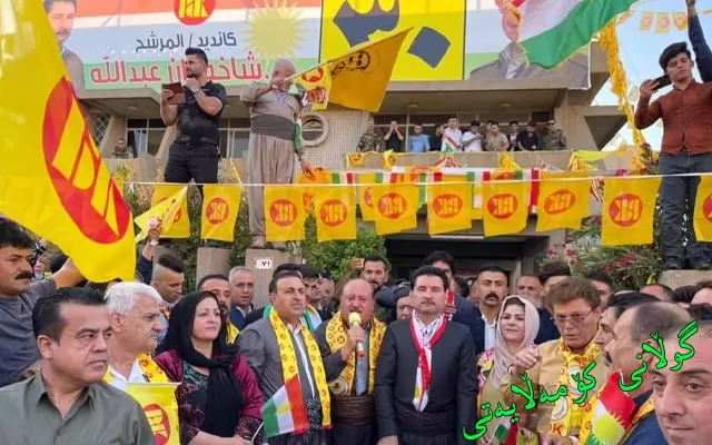 پارتى دیموكراتى كوردستان به‌ پشتیوانیى جه‌ماوه‌ر له‌ كه‌ركووك به‌شدارى له‌ هه‌ڵبژاردنی ئه‌نجومه‌نی نوێنه‌رانی عێراق ده‌كات