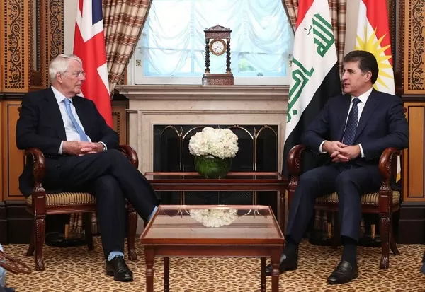 President Nechirvan Barzani expresses gratitude to Sir John Major