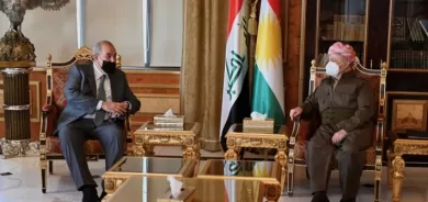 الرئيس بارزاني وإياد علاوي يبحثان المتغيرات السياسية في العراق والمنطقة