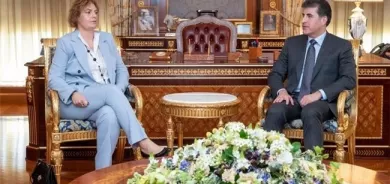 رئيس إقليم كوردستان يجتمع مع مسؤولة مكتب الاتحاد الأوروبي