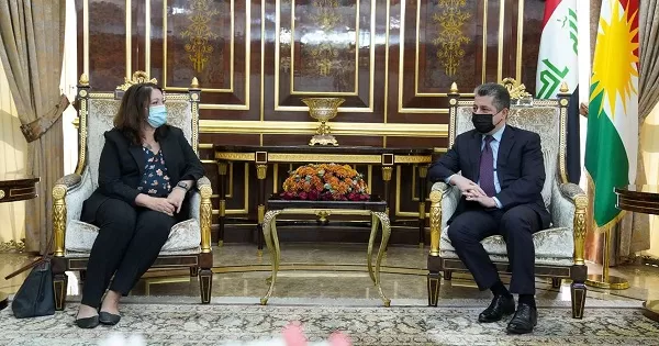 PM Masrour Barzani meets US Deputy Assistant Secretary of State for Iran and Iraq