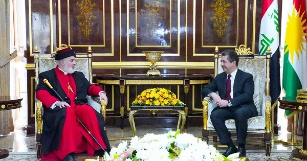 PM Masrour Barzani meets new global Patriarch of the Assyrian Church of the East