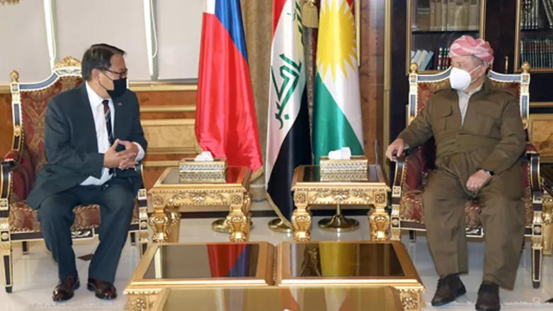 الرئيس بارزاني والسفير الفلبيني في العراق يتباحثان سبل مكافحة الارهاب