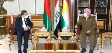 الرئيس بارزاني يستقبل سفير بيلاروسيا لدى بغداد
