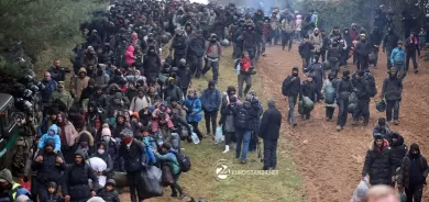 مئات المهاجرين يصلون الى اربيل من بيلاروسيا