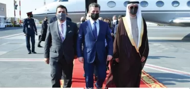 رئيس حكومة إقليم كوردستان يصل البحرين للمشاركة في منتدى حوار المنامة