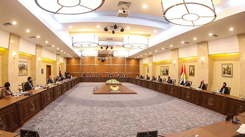مجلس وزراء اقليم كوردستان يجتمع ويبحث حزمة مواضيع