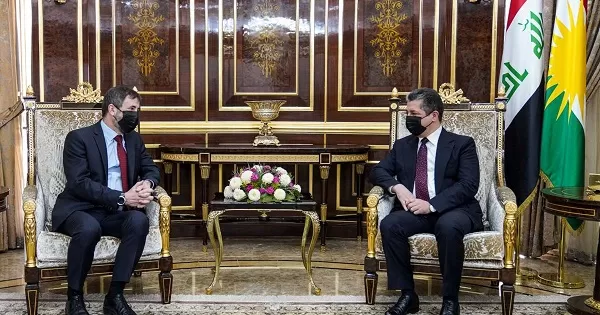PM Masrour Barzani meets new Czech Republic Ambassador to Iraq