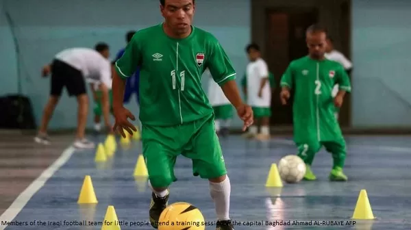 In Iraq, little people football team dreams big