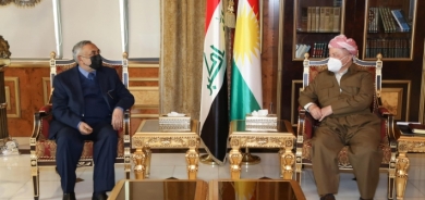 الرئيس بارزاني يستقبل رئيس السن للبرلمان العراقي