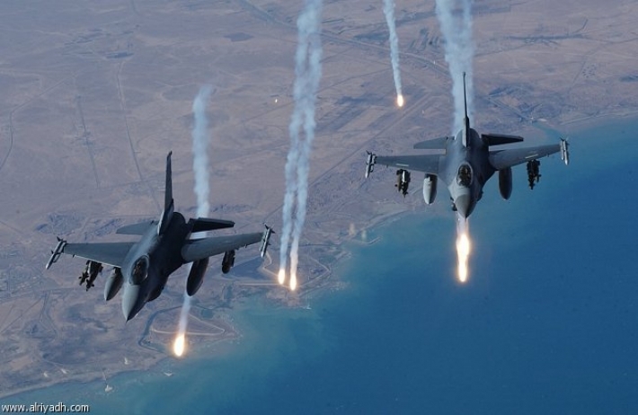 طائرات F16 تدمر مواقع لداعش بين صلاح الدين ونينوى