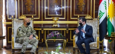 رئيس حكومة إقليم كوردستان ونائب القائد العام لقوات التحالف في العراق وسوريا يبحثان مكافحة التهديدات الارهابية