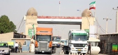 ارتفاع صادرات ايران الى العراق عبر منفذ خسروي بنسبة 466%