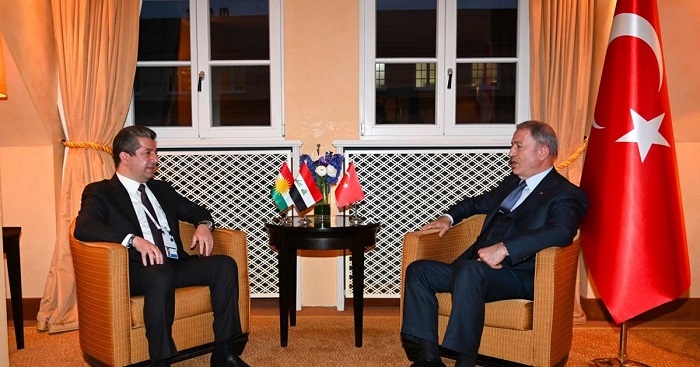 PM Masrour Barzani met with Turkish Minister of Defence