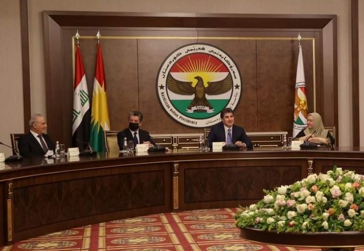 انطلاق اجتماع رئاسات كوردستان في أربيل