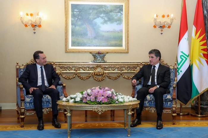 President Nechirvan Barzani and French Ambassador discuss developments in Iraq