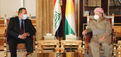 الرئيس بارزاني ووفد حزب الأمة العراقية يناقشان تطورات الوضع في العراق