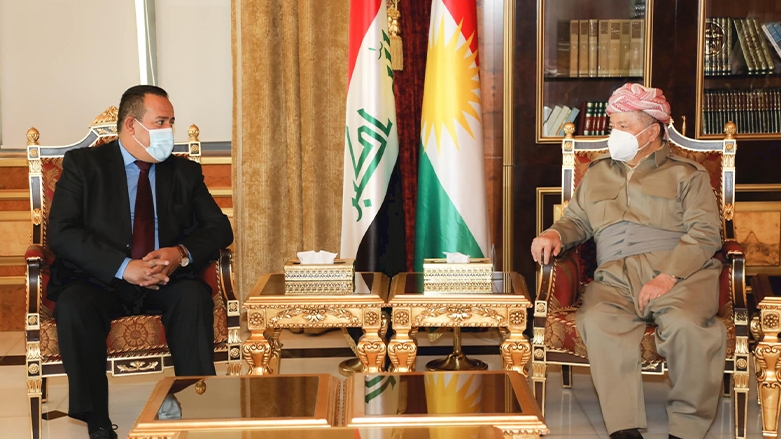 الرئيس بارزاني ووفد حزب الأمة العراقية يناقشان تطورات الوضع في العراق