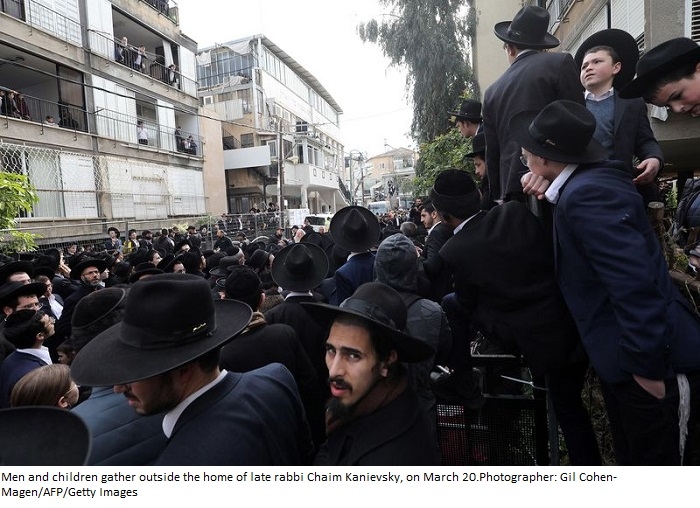 Israeli police prepare for mass funeral of major rabbi