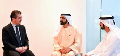 رئيس حكومة إقليم كوردستان يلتقي نائب رئيس دولة الإمارات حاكم دبي