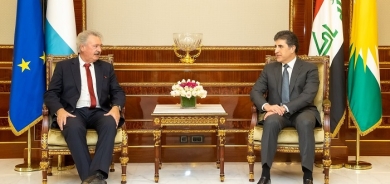President Nechirvan Barzani meets with Foreign Minister of Luxembourg