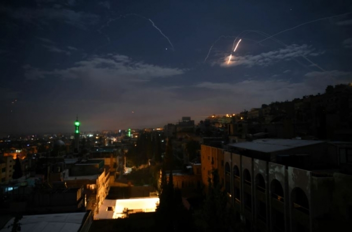 ضربات جوية إسرائيلية على اهداف وسط سوريا