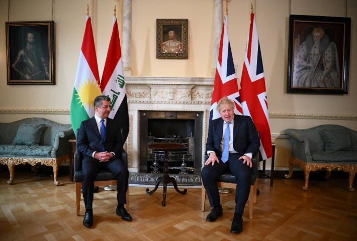 اجتماع رئيسي وزراء اقليم كوردستان وبريطانيا