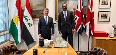 رئيس حكومة إقليم كوردستان يلتقي وزير شؤون الطاقة البريطاني