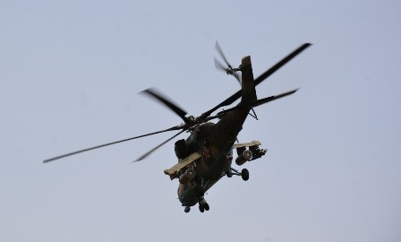 الهليكوبتر التركية تقصف اطراف قرية شمال دهوك
