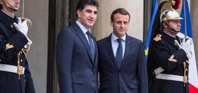 Nêçîrvan Barzanî pîrozbahî li Emmanuel Macron kir