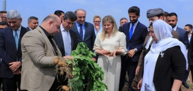 وزيرة شؤون التجارة الهولندية تتفقد مشاریع زراعیة‌ مشتركة بين بلادها وإقليم كوردستان‌