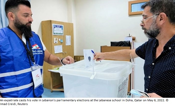 Lebanese abroad cast votes in parliamentary elections